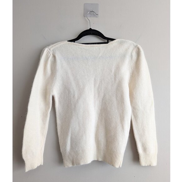 Vintage Rabbit Hair Angora pearl sweater - Picture 5 of 6